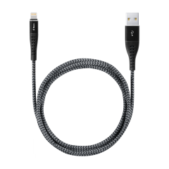 2DKX01L ttec ExtremeCable Ekstra Dayanıklı iPh. Şarj Kablosu 150cm Siyah
