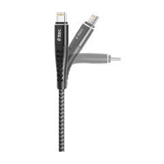 2DKX01L ttec ExtremeCable Ekstra Dayanıklı iPh. Şarj Kablosu 150cm Siyah