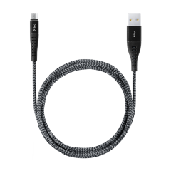 2DKX03MG ttec ExtremeCable Ekstra Dayanıklı Micro USB Şarj Kablosu 150cm Gümüş Siyah