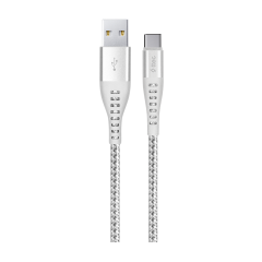 2DKX02C ttec ExtremeCable Ekstra Dayanıklı Type C Şarj Kablosu 150cm Gümüş