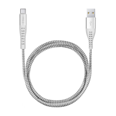 2DKX02C ttec ExtremeCable Ekstra Dayanıklı Type C Şarj Kablosu 150cm Gümüş