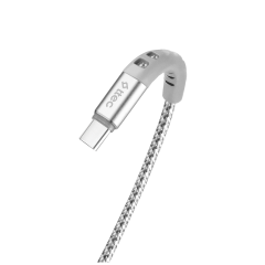 2DKX02C ttec ExtremeCable Ekstra Dayanıklı Type C Şarj Kablosu 150cm Gümüş