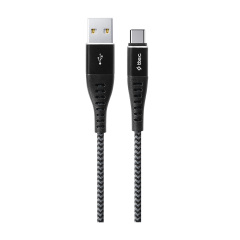 2DKX02C ttec ExtremeCable Ekstra Dayanıklı Type C Şarj Kablosu 150cm Siyah
