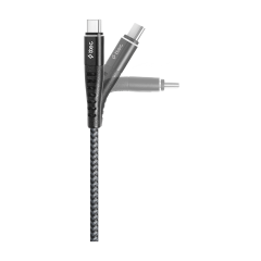 2DKX02C ttec ExtremeCable Ekstra Dayanıklı Type C Şarj Kablosu 150cm Siyah
