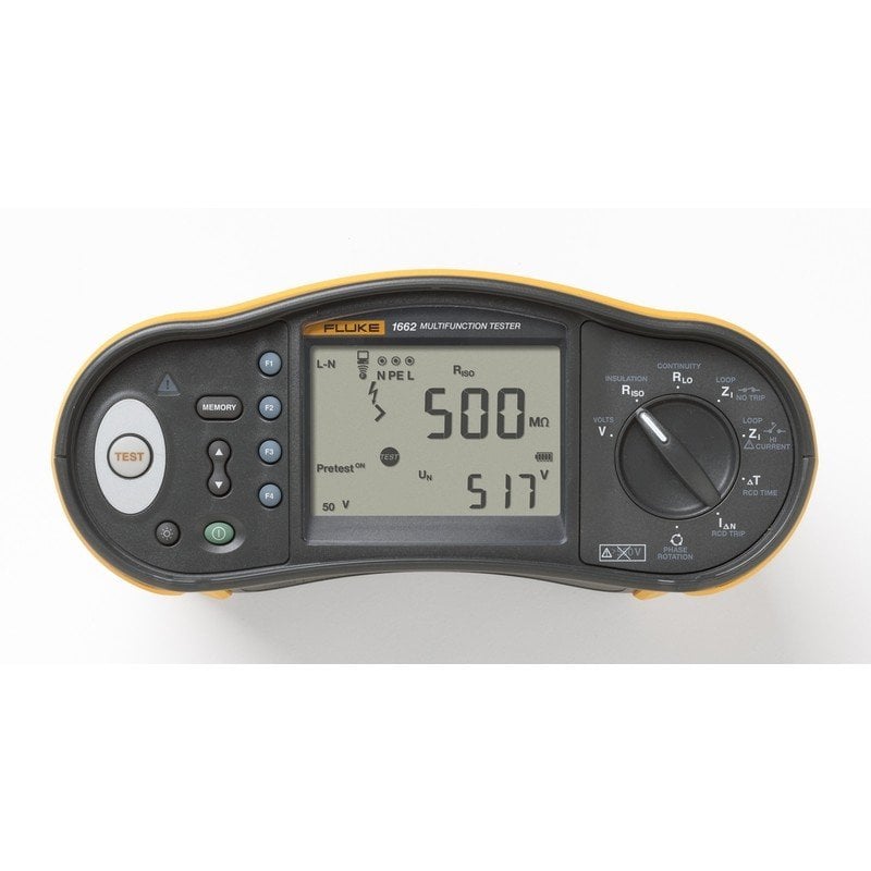 Fluke 1662 SCH (EU) Çok İşlevli Test Cihazı (Hafızalı)