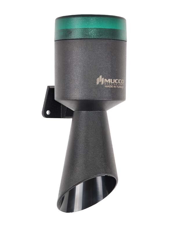 Üniversal 16 Melodili Mini Borulu Korna SNT-MB711 12-24V AC - DC - Yeşil