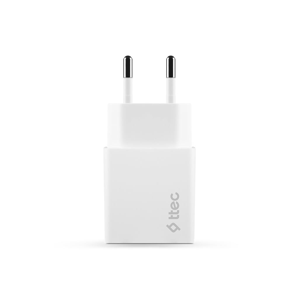 2SCS20L ttec SmartCharger Seyahat Şarj Aleti 2.1A + Lightning Kablo