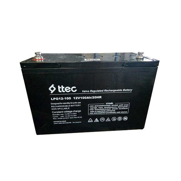 ttec 12V 100Ah Bakımsız JEL Akü