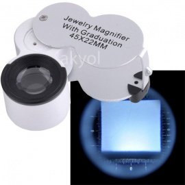 9583 Ölçü Skalalı Mini Büyüteç 45X