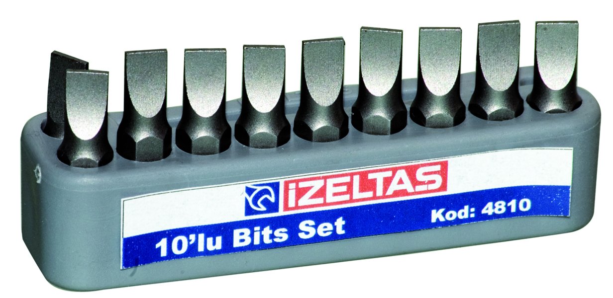 Düz bits uç set 0.6x4.5 (25 mm)