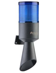 Mucco 1 Katlı Çakar Işıklı Buzzerlı Borulu Korna SNT-B7013-F1 12-24V AC - DC - Mavi