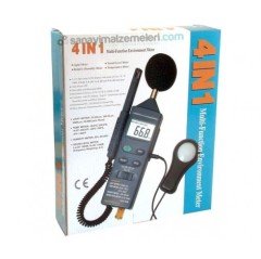 Cem DT-8820 Sıcaklık Nem Işık ve Ses Ölçer 'Çoklu Özellik'