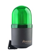 Mucco 7 Melodili Endüstriyel Duvara Montaj Flaşör Işıklı Korna SNT-EK7013-F1 12-24V AC - DC - Yeşil