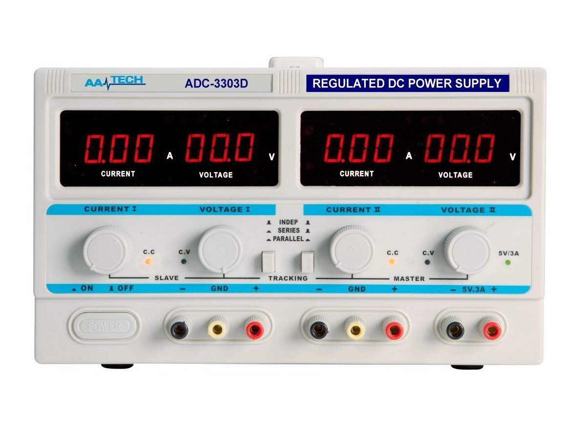 AATech ADC-3303D - Yüksek Hassasiyetli Ayarlanabilir DC Güç Kaynağı