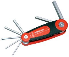 Kaset allen anahtar takımı 7 parça (2,5mm-10mm)