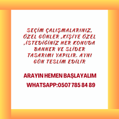 Slider ve Banner Yapılması