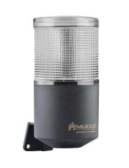 Mucco 1 Katlı Kuru Kontaklı Döner Buzzer Işıklı Kornalar SNT-K7013-D1 40-260V AC - DC - Beyaz