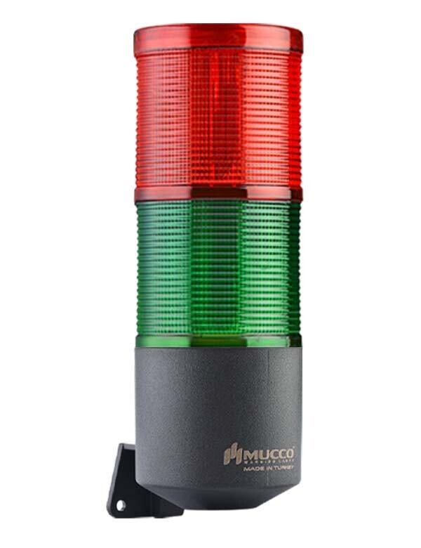 Mucco 2 Katlı Kuru Kontaklı Flaşör-Sabit Buzzer Işıklı Kornalar SNT-K7013-F2