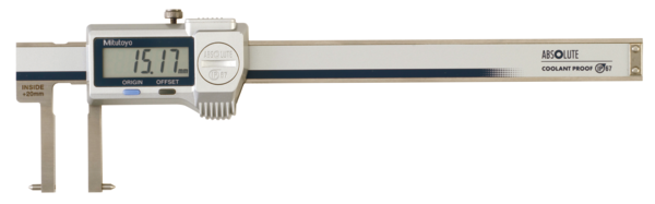 Mitutoyo 573-648-20 Dijital ABS İç Nokta Çeneli Kumpas 20,1-170 mm, IP67