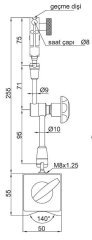 Manyetik Stand 255mm