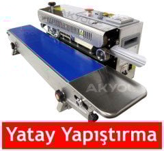 Hualian 770 I YATAY Yürüyen Bantlı Otomatik Folyo ve Naylon Yapıştırma Makinası