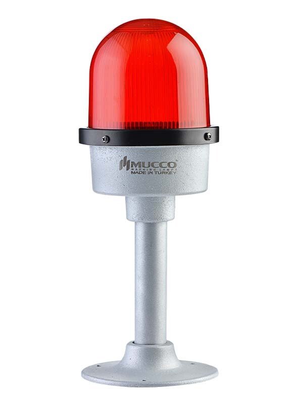 Mucco Tabana Montaj Uçak İkaz Lambası Flaşör / Sabit Işık