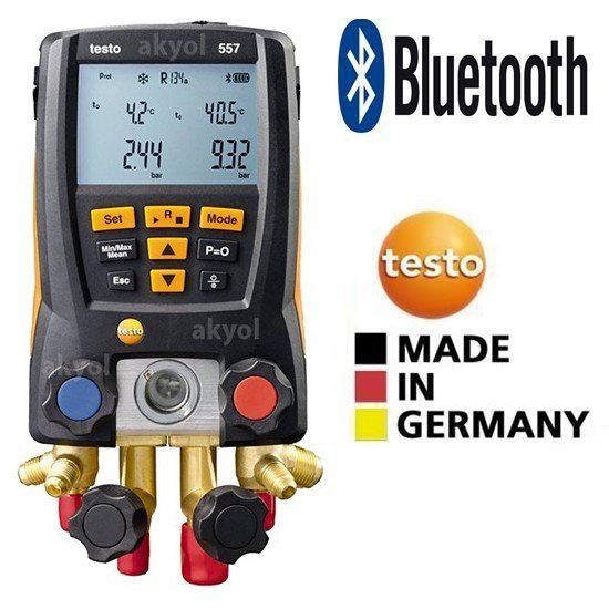 Testo 557 Dijital Manifold Bluetoothlu