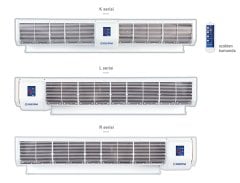 OLEFINI ELEKTRİKLİ ISITICILI HAVA PERDELERİ Genel Tip Serisi