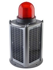 Mucco Tabana Montaj Solar Panelli Uçak İkaz Lambası Flaşör / Sabit Işık SNT-U125-SLT25