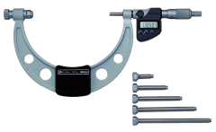 Mitutoyo 340-522 500-600 mm Değiştirilebilir Uçlu Dijital Dış Çap Mikrometre