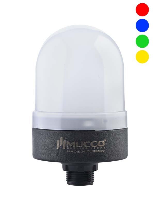 Mucco RGB Buzzer Mini Tepe Lambası 12-24V AC/DC SNT-S74-B-RGB