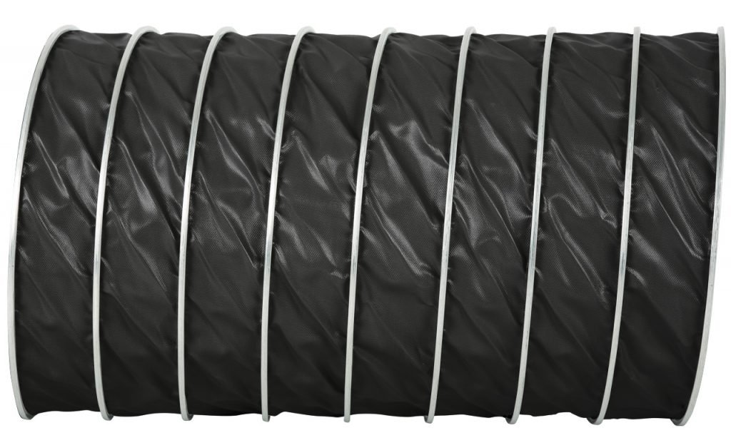 CLIP SIMFLEKS PVC.H 450 Mikron Ø203mm Endüstriyel Takviyeli PVC Flexible Hava Kanalı(1metre fiyatıdır.)