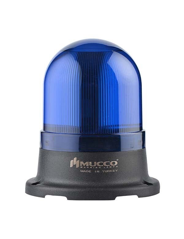 Mucco SNT-715-FB Flaşör-Buzzer Ledli Mini Tepe Lambası 24V DC Mavi