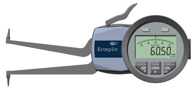 G240 Dijital İç Çap Kanal Komparatörü 40-60 mm