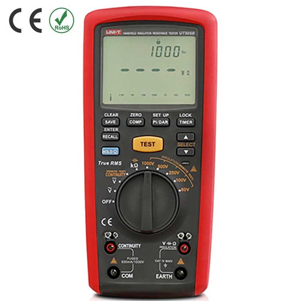 Uni-T UT505B El Tipi Izolasyon Meğeri (Direnci) Test Cihazı