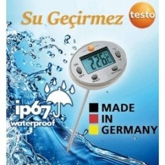 Testo 0560-1113 Su Geçirmez Paslanmaz Mini Termometre