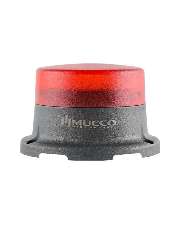 Mucco SNT-M715-S Sabit Ledli Mini Tepe Lambası 24V DC Kırmızı