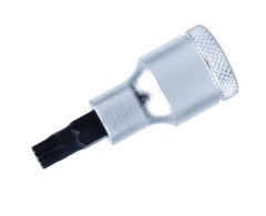 1/2'' on iki köşe m 6 lokmalı bits uç yivli  (60 mm)