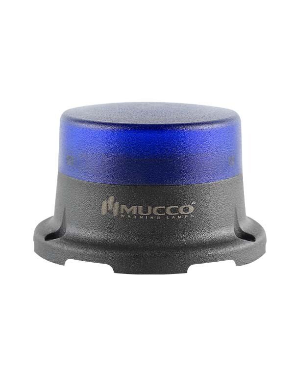 Mucco SNT-M725-SB Sabit-Buzzer Ledli Mini Tepe Lambası 40-260V AC/DC Mavi