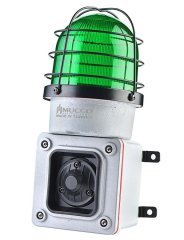 Mucco ES125 Serisi 7 Sesli Çakar-Kafesli Endüstriyel Siren SNT-ES12513-D 12-30V - DC - Yeşil