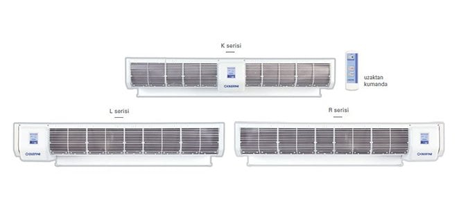 OLEFINI SU VE BUHAR SERPANTİNLİ HAVA PERDELERİ Genel Tip Serisi