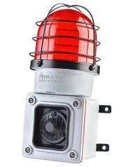 Mucco ES125 Serisi 7 Sesli Çakar-Kafesli Endüstriyel Siren SNT-ES12513-D 85-260V AC - DC - Kırmızı