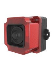 Mucco ESP Serisi 7 Sesli Sabit-Çakar-Flaşör Endüstriyel Işıklı Siren SNT-ESP24 12-30V - DC - Kırmızı