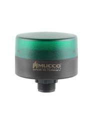 Mucco SNTS725S Somun Bağlantılı Sabit Led Mini Tepe Lamba 40-260V ACDC Yeşil