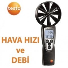 Testo 417 Rüzgar Ölçer Anemometre Rüzgar Hızı, Debi ve Sıcaklık Ölçer