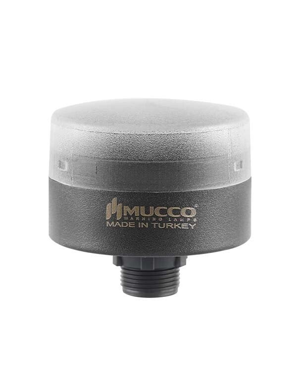 Mucco SNT-S715-FB Somun Flaşör-Buzzer Ledli Mini Tepe Lambası 24V DC Beyaz