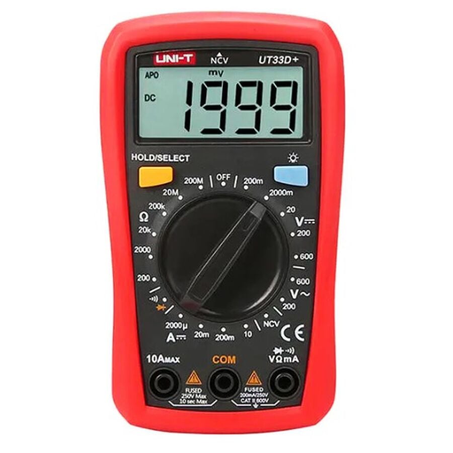 Unı-T UT33D+ 600V 10A Dijital Multimetre